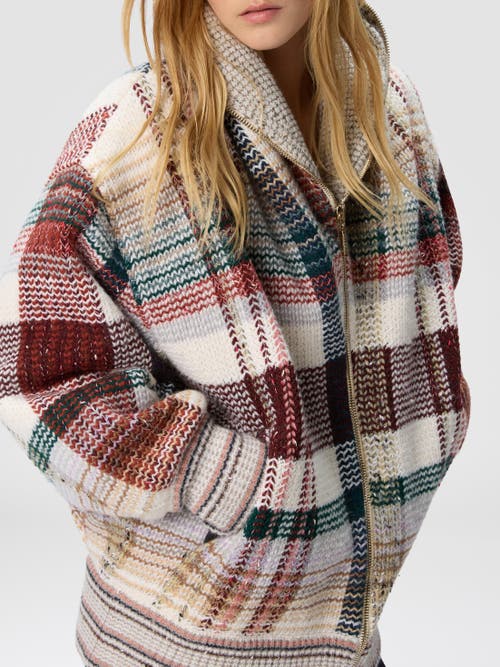 Missoni Quilted Jacket With Check Pattern In Multi
