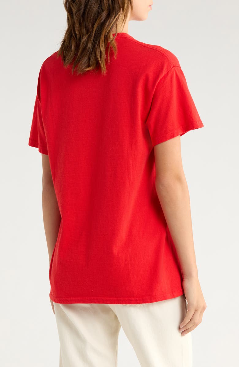 Junk Food Chiefs Checkdown Cotton Graphic T-Shirt, Alternate, color, Red