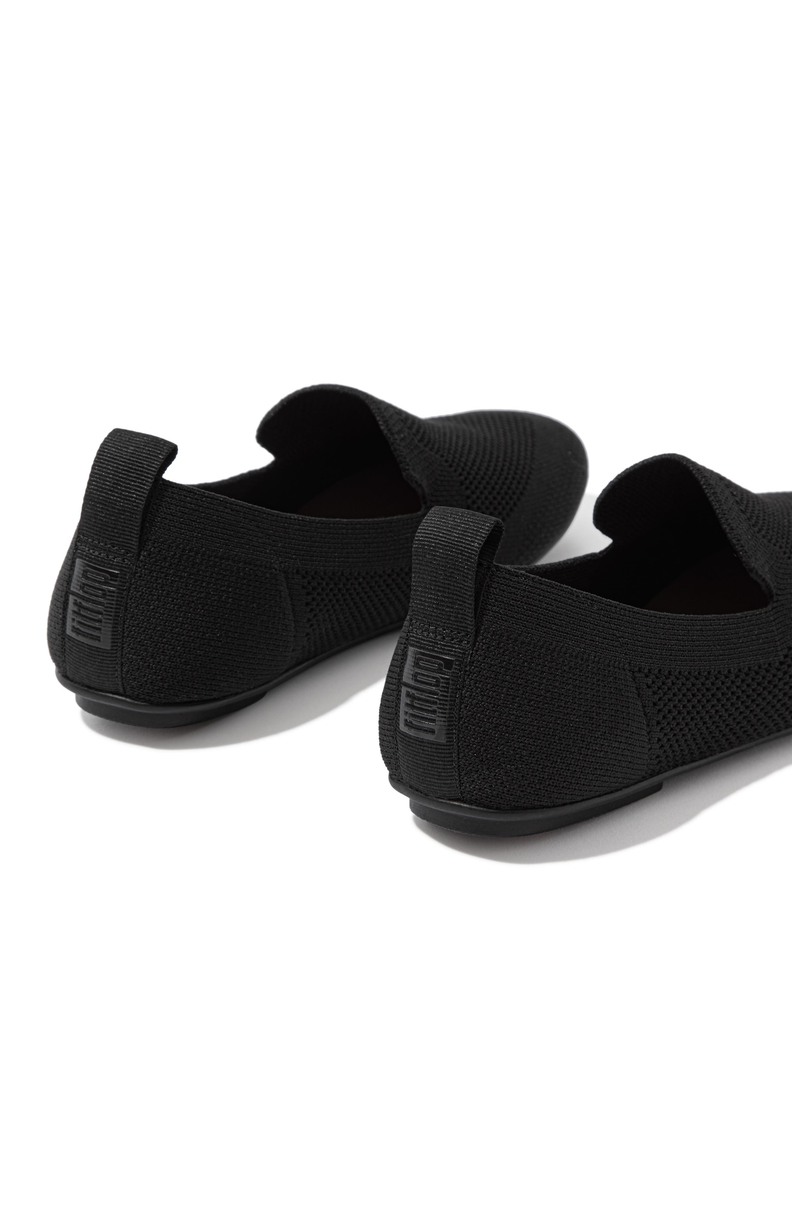 FitFlop Allegro Knit Loafer, Alternate, color, All Black