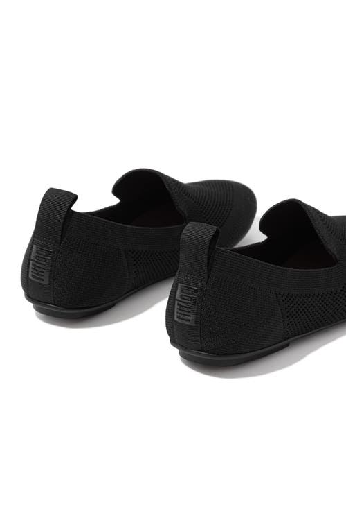 Fitflop Allegro Knit Loafer In Black