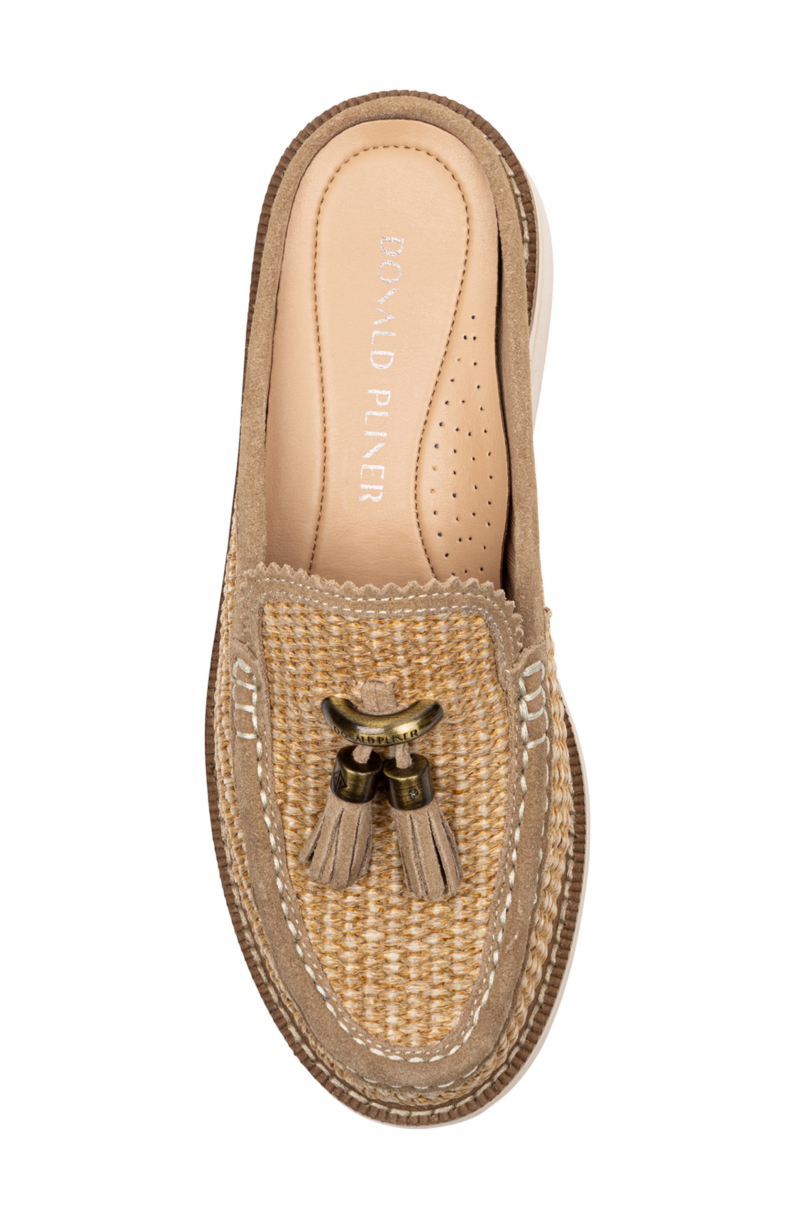 Donald Pliner Tassel Mule, Alternate, color, Tobacco
