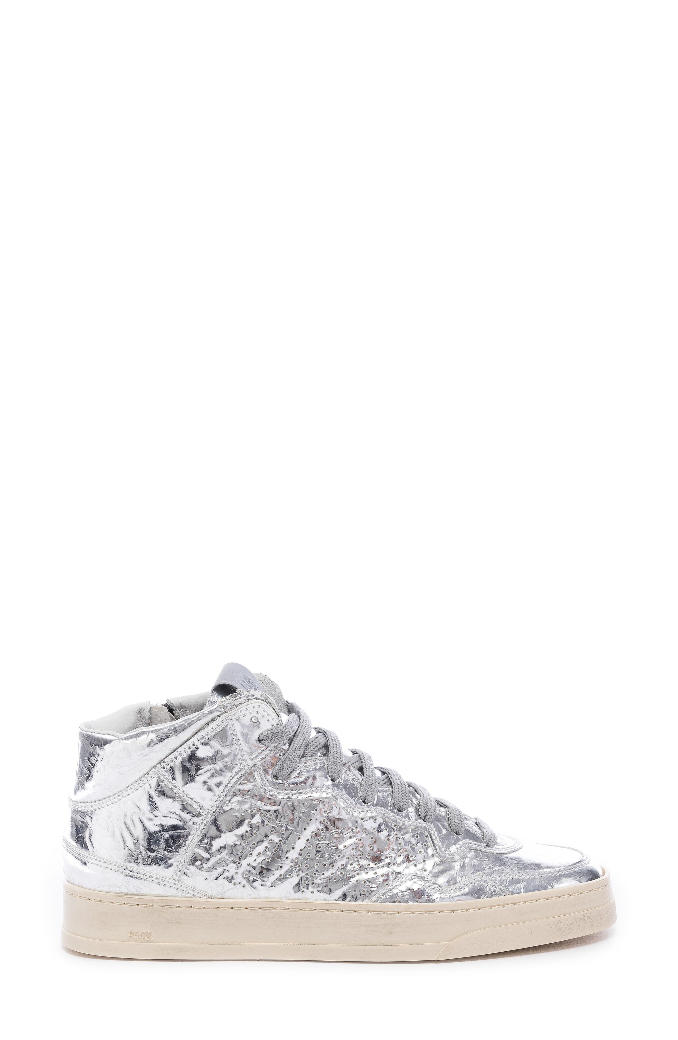 P448 Balihi High Top Sneaker, Alternate, color, Silver
