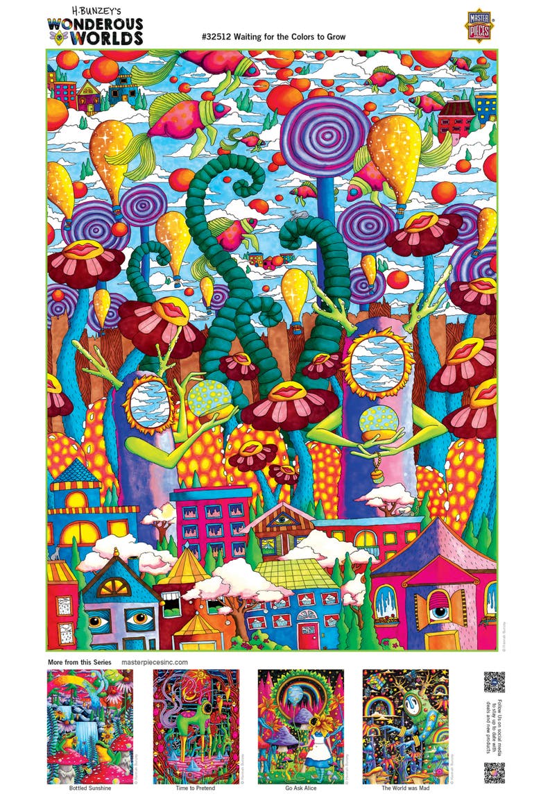 Waiting for the Colors 300 Piece Puzzle, Alternate, color, Multicolor