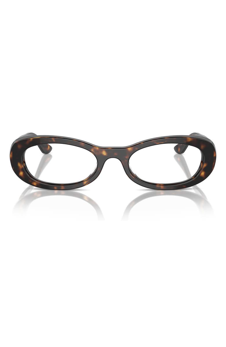 VOGUE 53mm Oval Optical Glasses, Main, color,