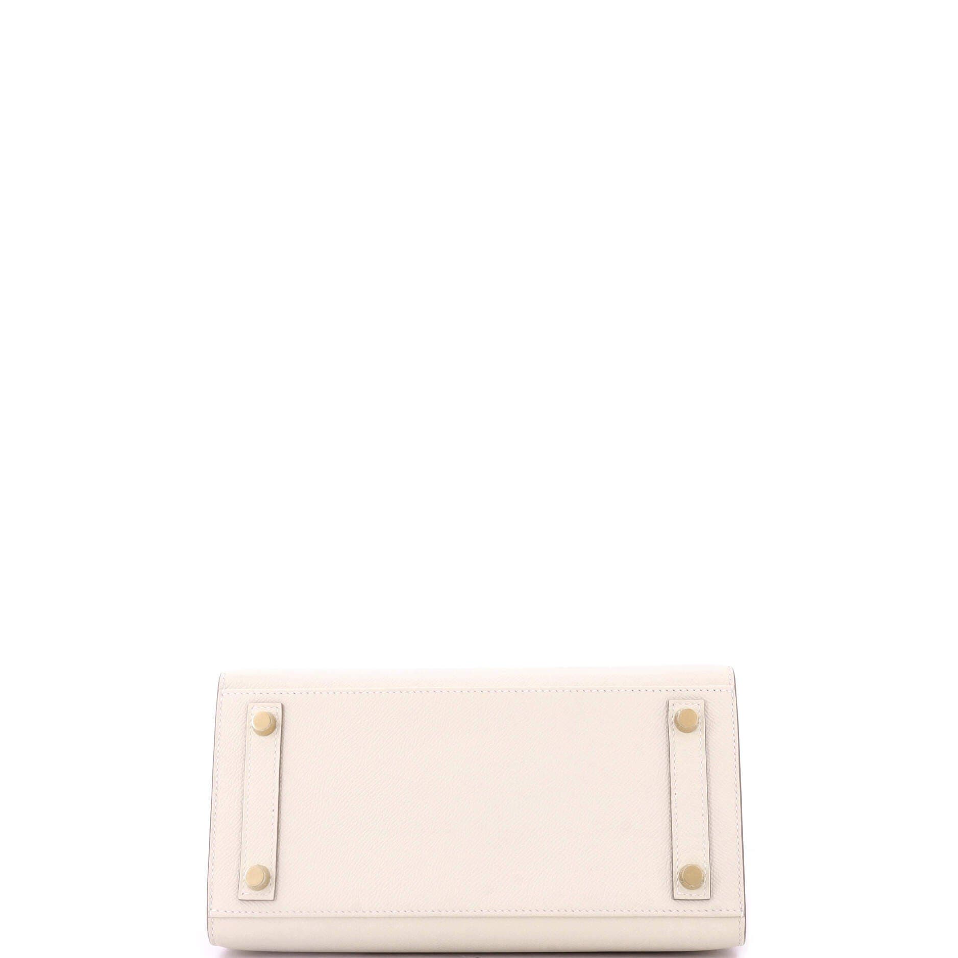 Pre-Owned Hermes Birkin Sellier Bag Light Epsom with Gold Hardware 25, Alternate, color, 