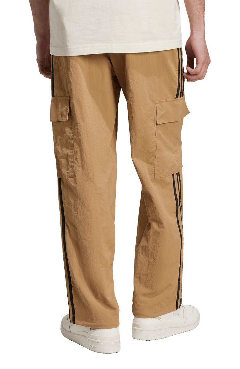 adidas 3-Stripes Recycled Nylon Cargo Pants, Alternate, color, 