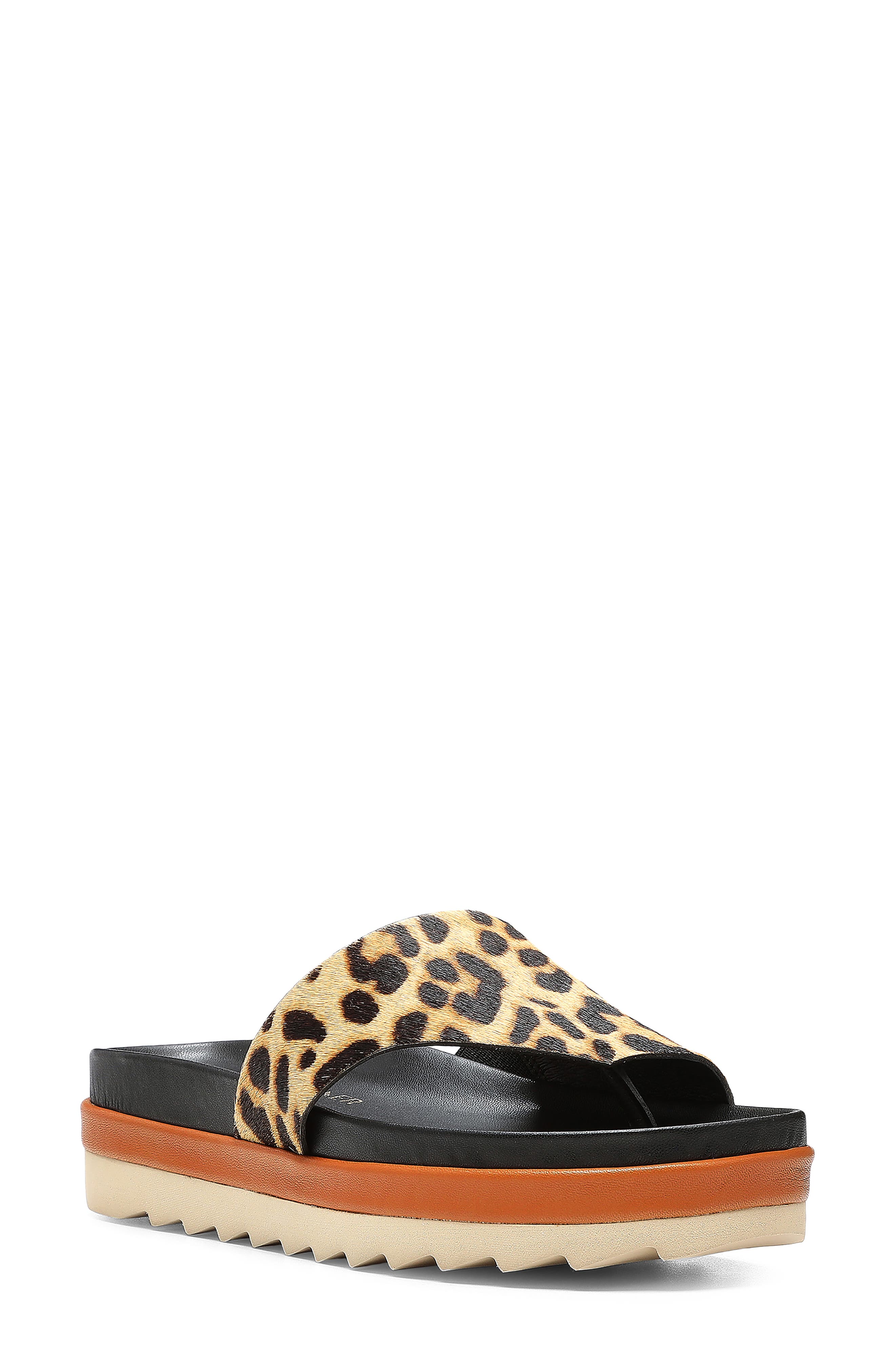 Donald Pliner Lylaa Genuine Calf Hair Platform Sandal, Main, color, 