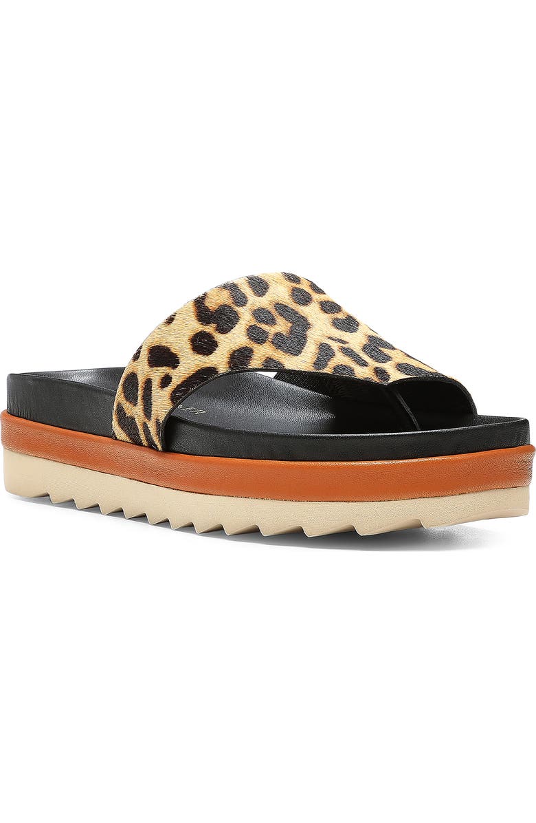 Donald Pliner Lylaa Genuine Calf Hair Platform Sandal, Main, color,