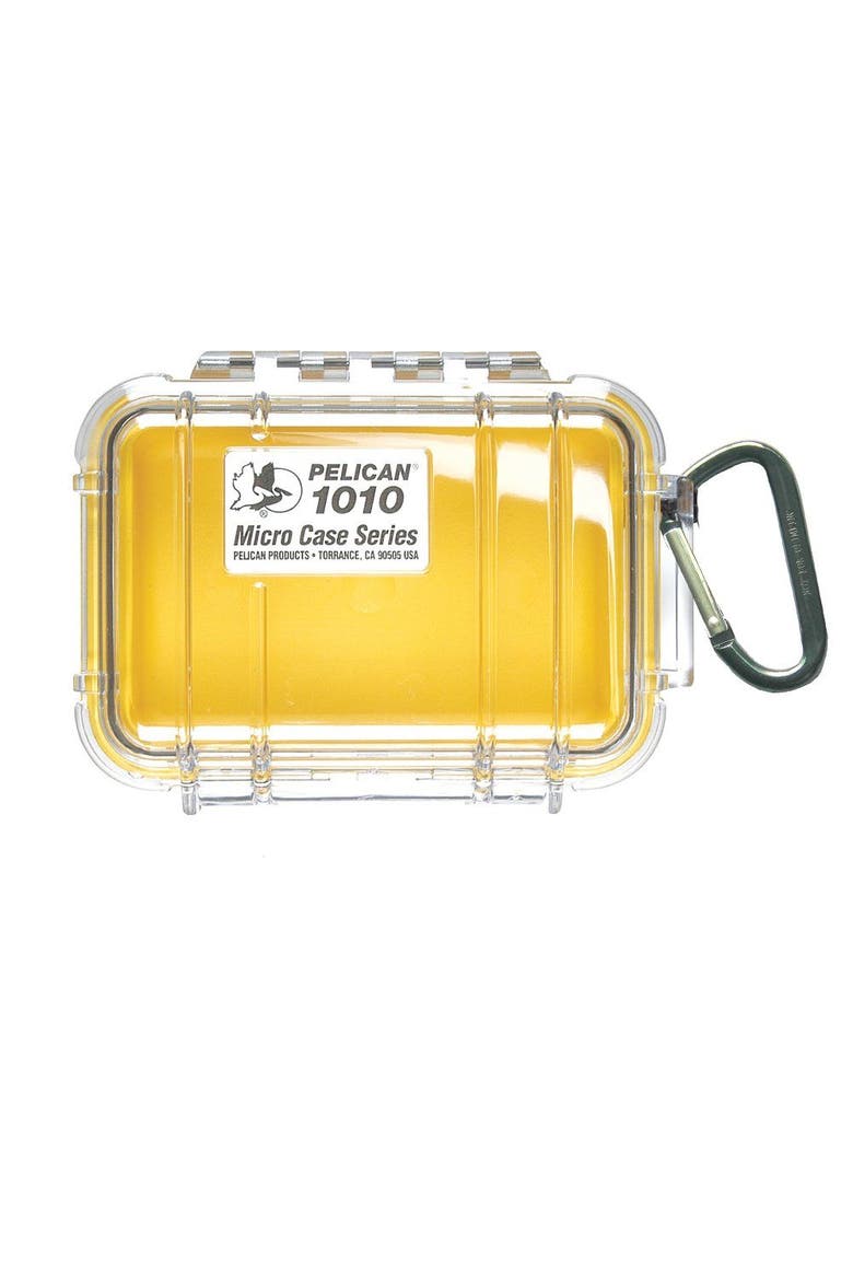 1010 Micro Case  for iPhone, Cell Phone, GoPro, Camera, and More, Main, color, Yellow/Clear
