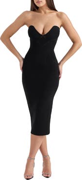 HOUSE OF CB Magdelena Midi Cocktail Dress