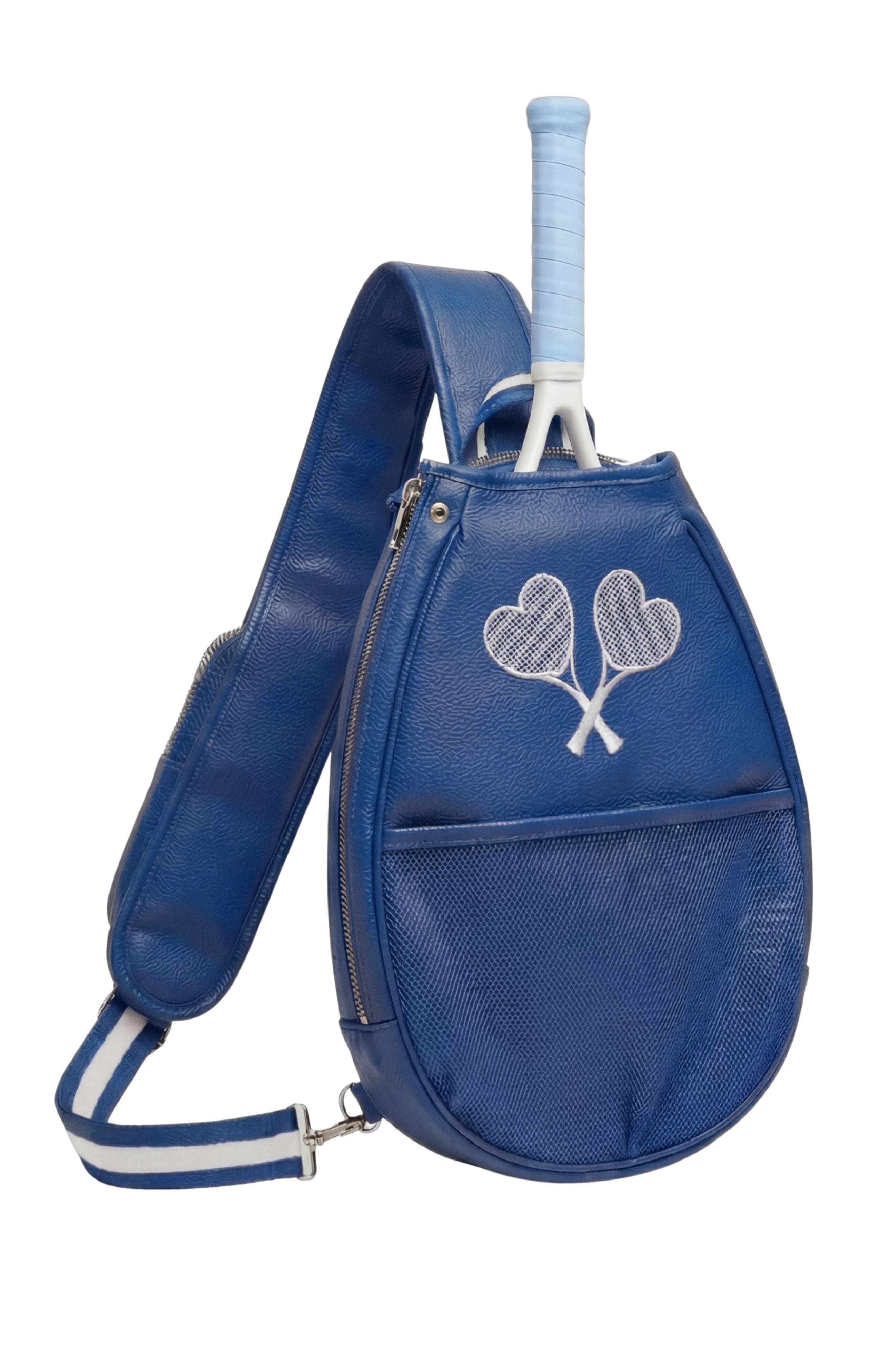Tennis Sling Backpack, Main, color, Blue