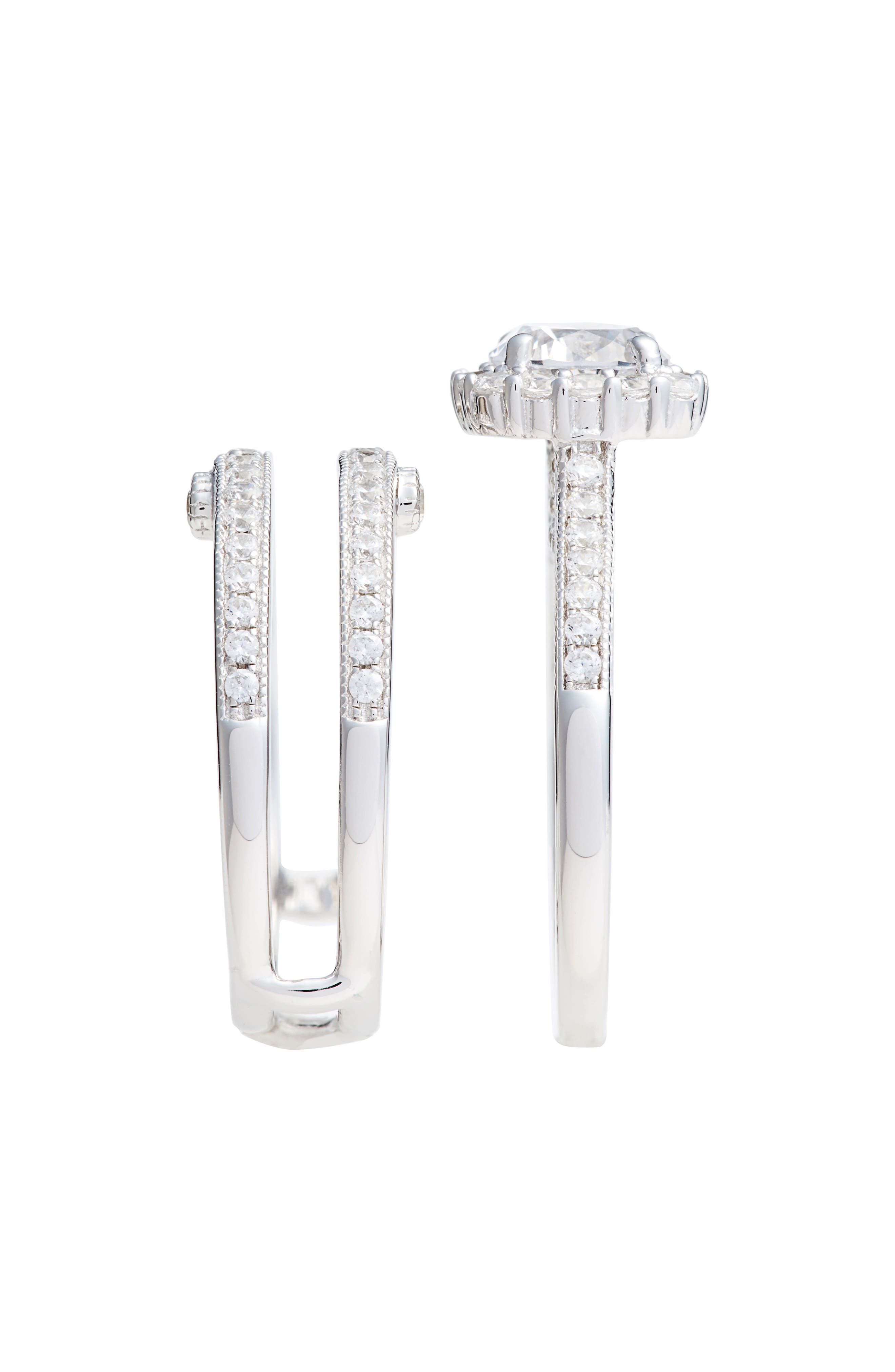 Lafonn Infinite Love Simulated Diamond Wedding Ring Set | Nordstrom