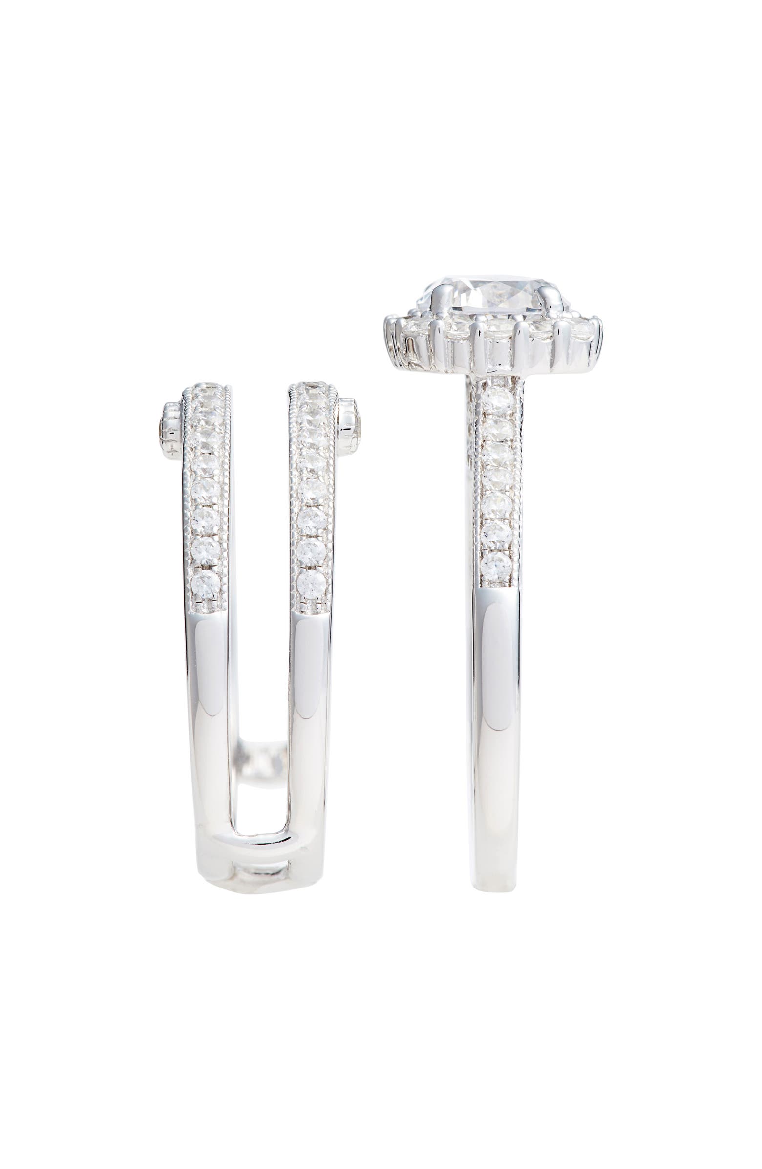 Lafonn Infinite Love Simulated Diamond Wedding Ring Set | Nordstrom