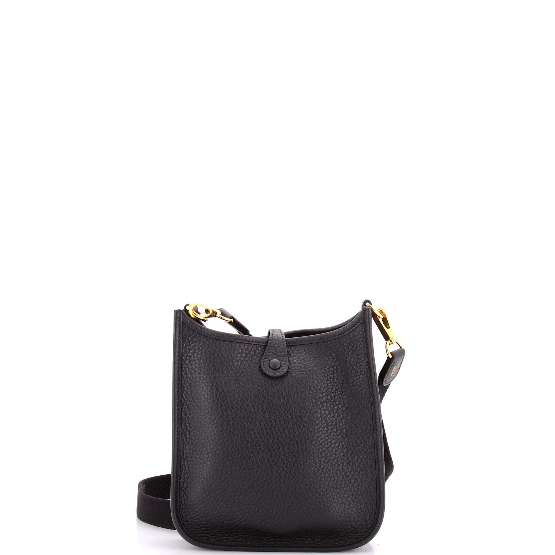 Pre-Owned Hermes Evelyne Bag Gen III Clemence TPM, Alternate, color, Noir