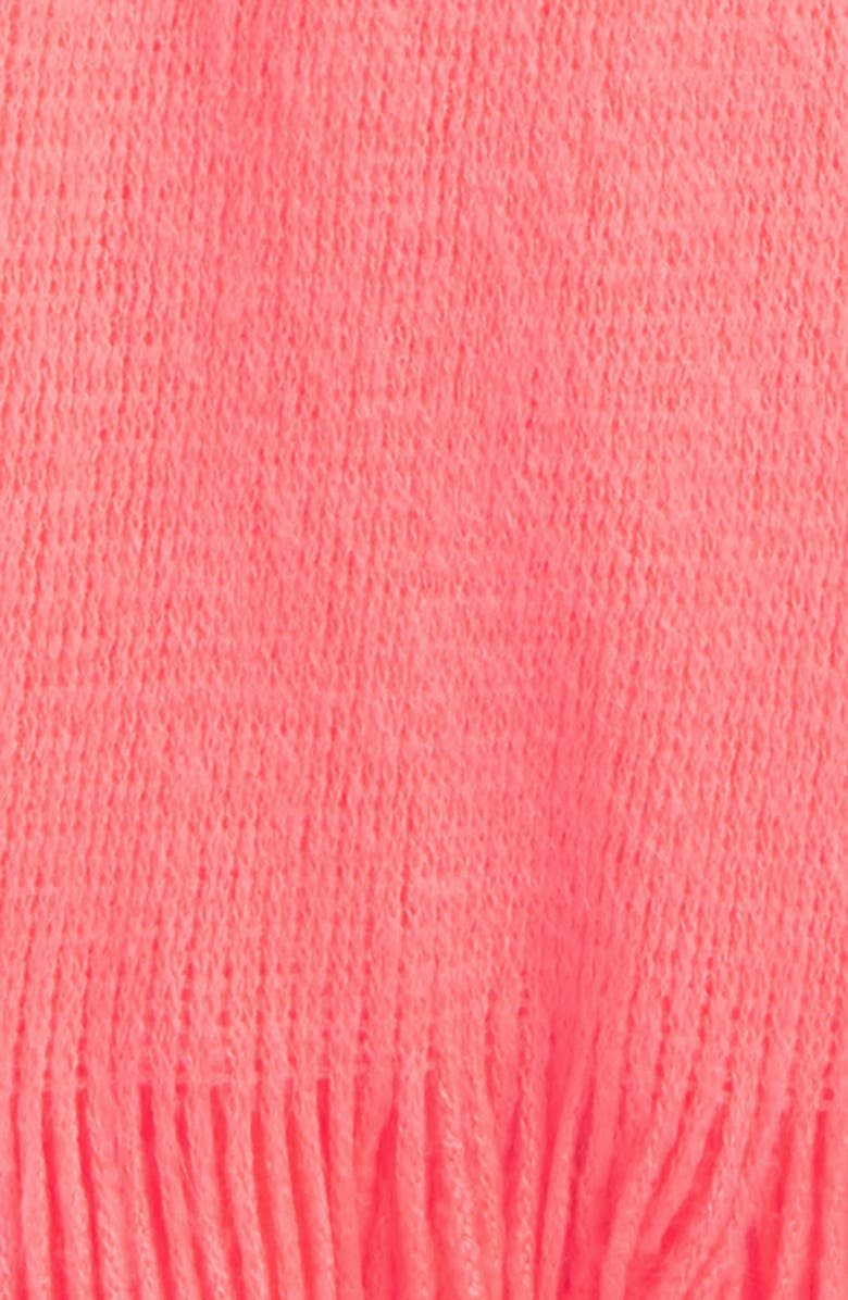 David & Young Neon Fringe Scarf, Alternate, color, 