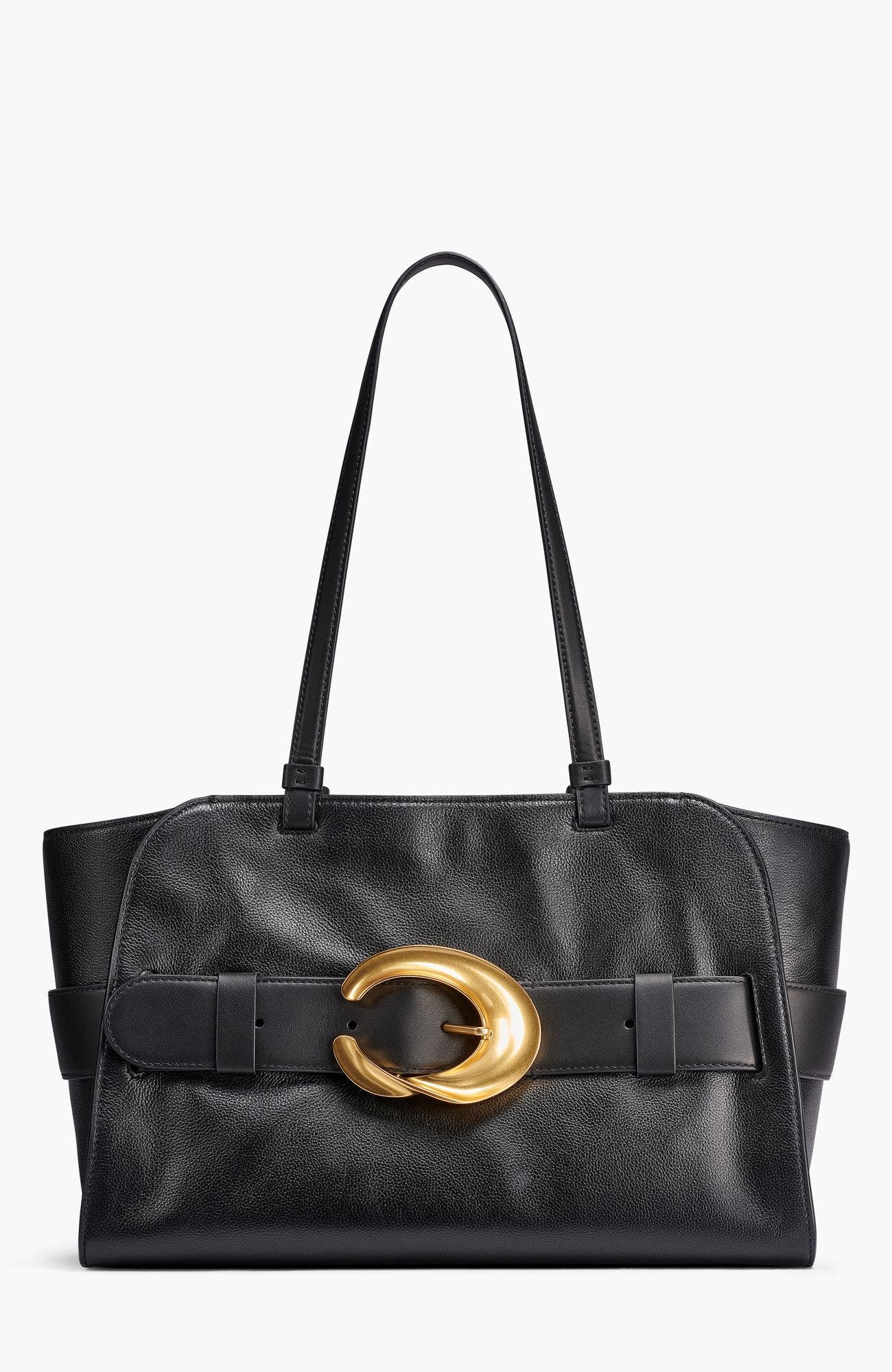 Large Keaton Tote, Main, color, Black/Gold