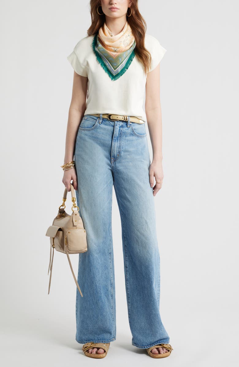 Treasure & Bond Drop Shoulder T-Shirt, Alternate, color, Ivory Egret