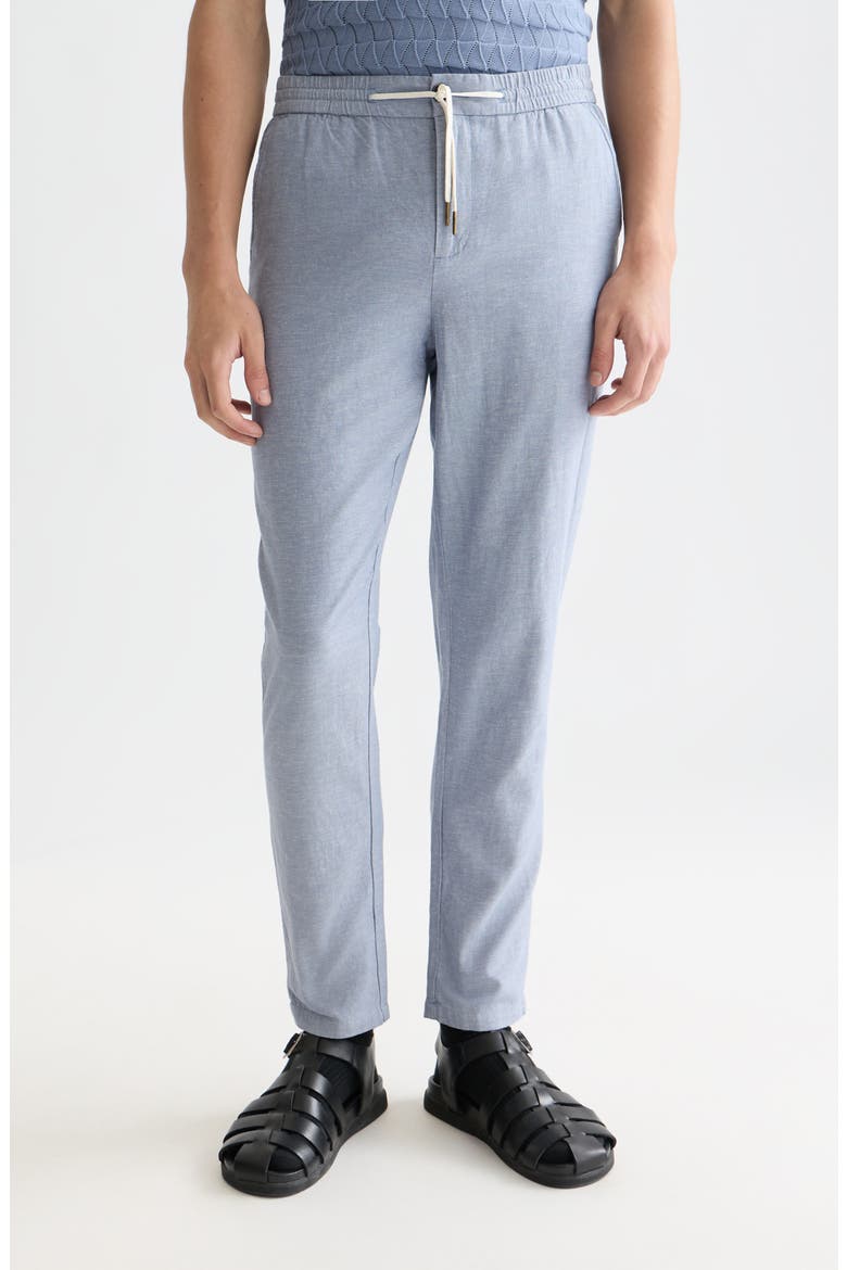 Warren Cotton & Linen Pants, Main, color, INFINITY