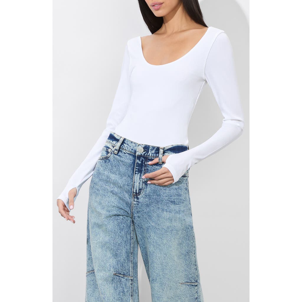 Alice And Olivia Rhys Ballet Bodysuit