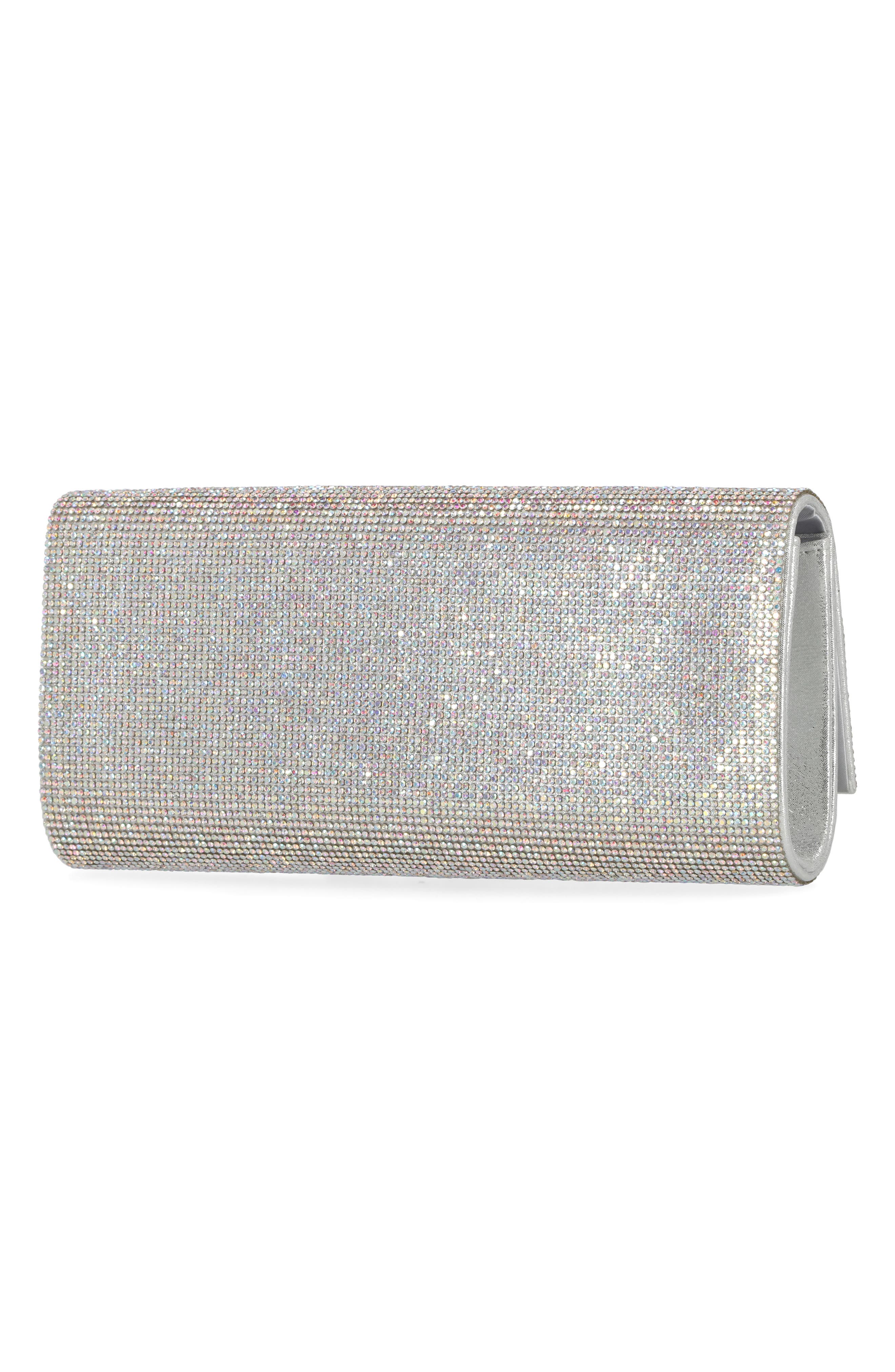 Jessica McClintock Cherrie Ombré Rhinestone Clutch, Alternate, color, 