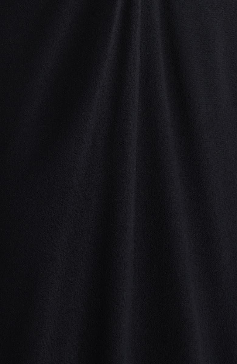 Caslon<sup>®</sup> Ruched Midi Dress, Alternate, color, Black