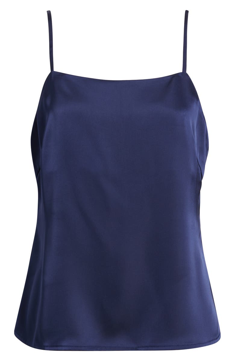Misook x Lani Lynn Crêpe de Chine Camisole, Alternate, color, Moonlit Navy