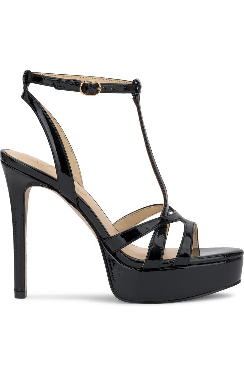 Jessica Simpson Sippete T-Strap Platform Sandal, Alternate, color, Black