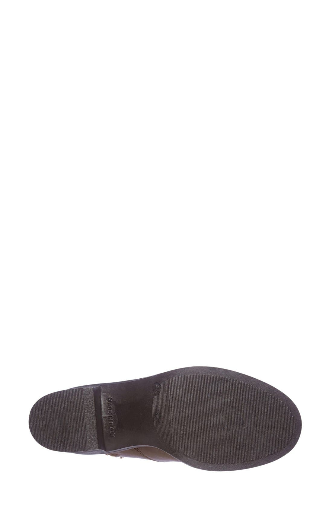 Topshop 'Blossom' High Cut Faux Leather Boot, Alternate, color, 