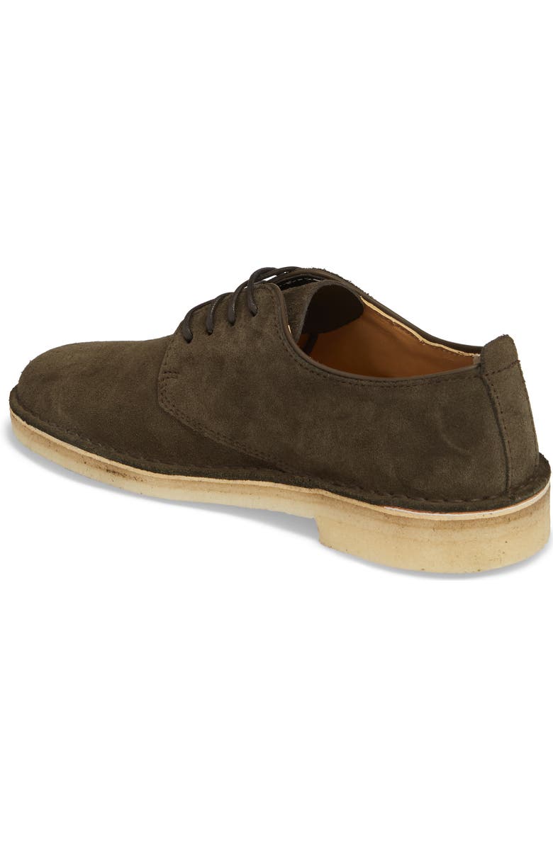 Clarks<sup>®</sup> Desert London Suede Plain Toe Derby, Alternate, color,