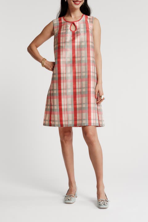 Jean Keyhole Shift Dress