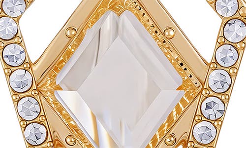 VINCE CAMUTO VINCE CAMUTO GLASS STONE DROP HUGGIE HOOP EARRINGS