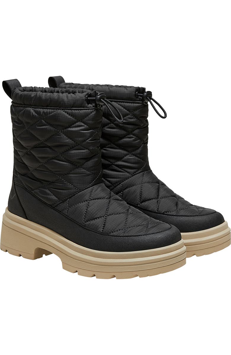 VIVAIA Quilted Waterproof PufferTherm Warm Boots, Main, color, Black Water Prf