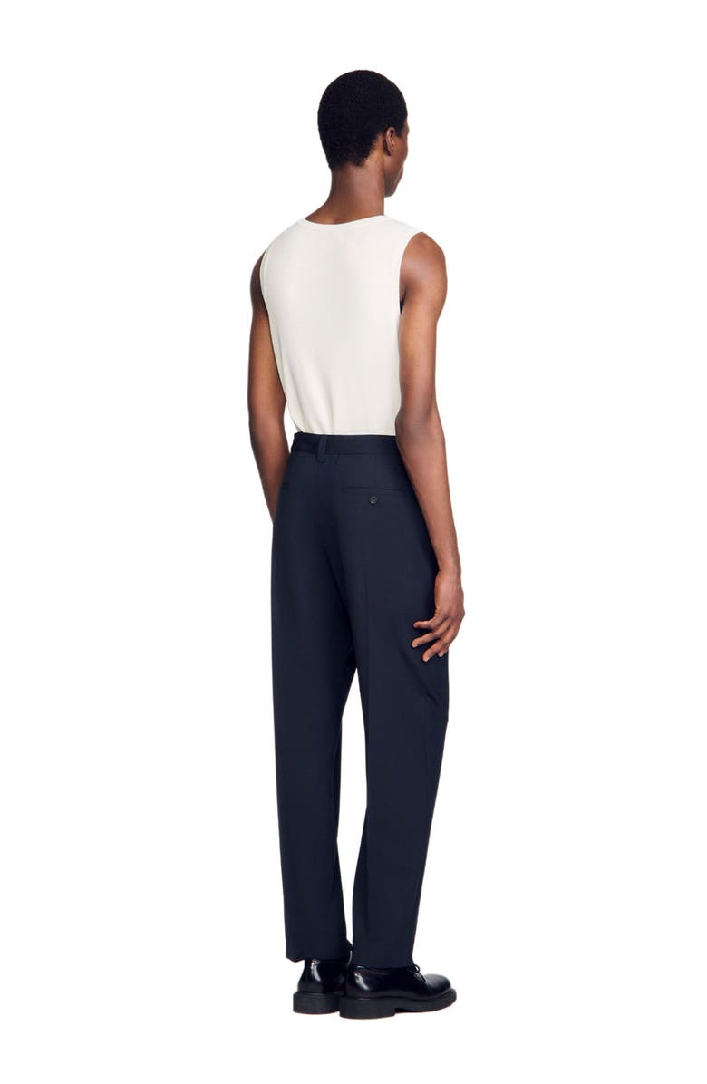 SANDRO Suit trousers, Alternate, color, Navy Blue