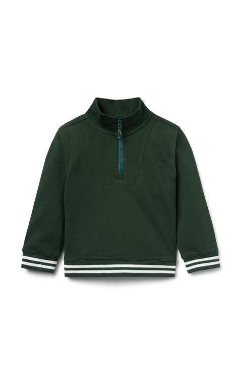 Pique Half Zip Sweatshirt (Toddler)