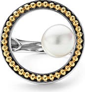 LAGOS Pearl Circle Ring