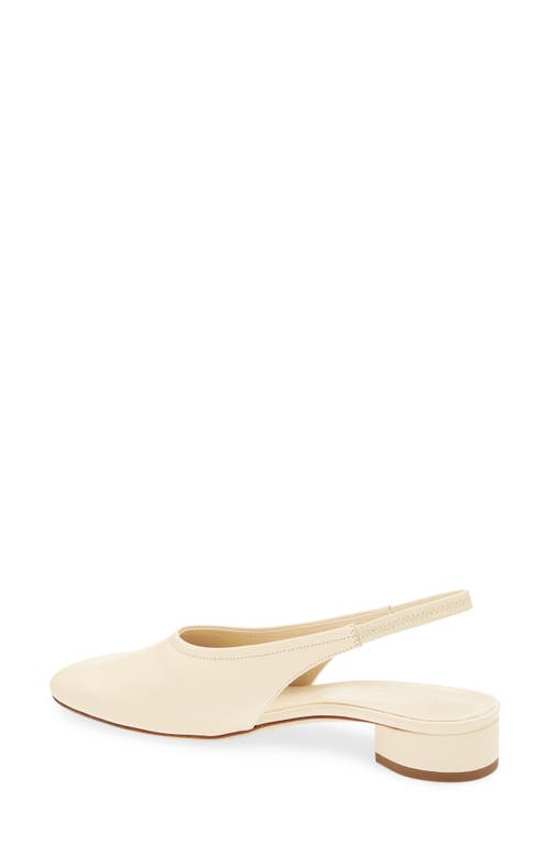 Aeyde Dua Slingback Flat In White