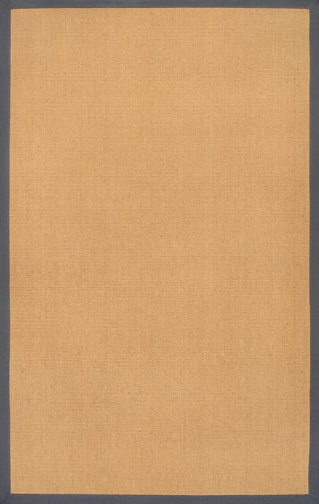 Camden Farmhouse Cottage Border Jute Area Rug