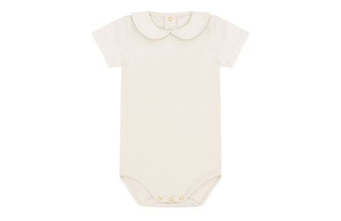 SS Organic Cotton Collared Bodysuit
