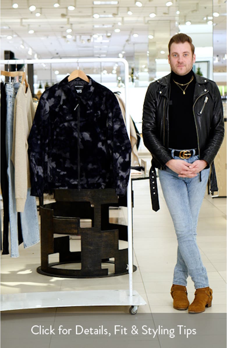 Tie Dye Allover Print Flock Liner Jacket, sales video thumbnail