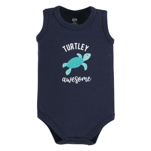 Hudson Baby Soft Cotton Sleeveless Bodysuits In Green
