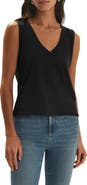 Favorite Daughter The Everyday Organic Cotton V-Neck Tank