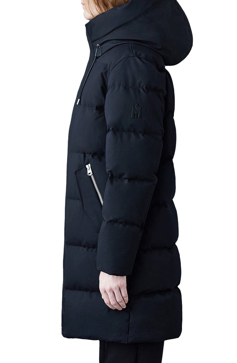 Mackage Antoine Windproof & Water Resistant Down Coat with Removable Bib, Alternate, color,