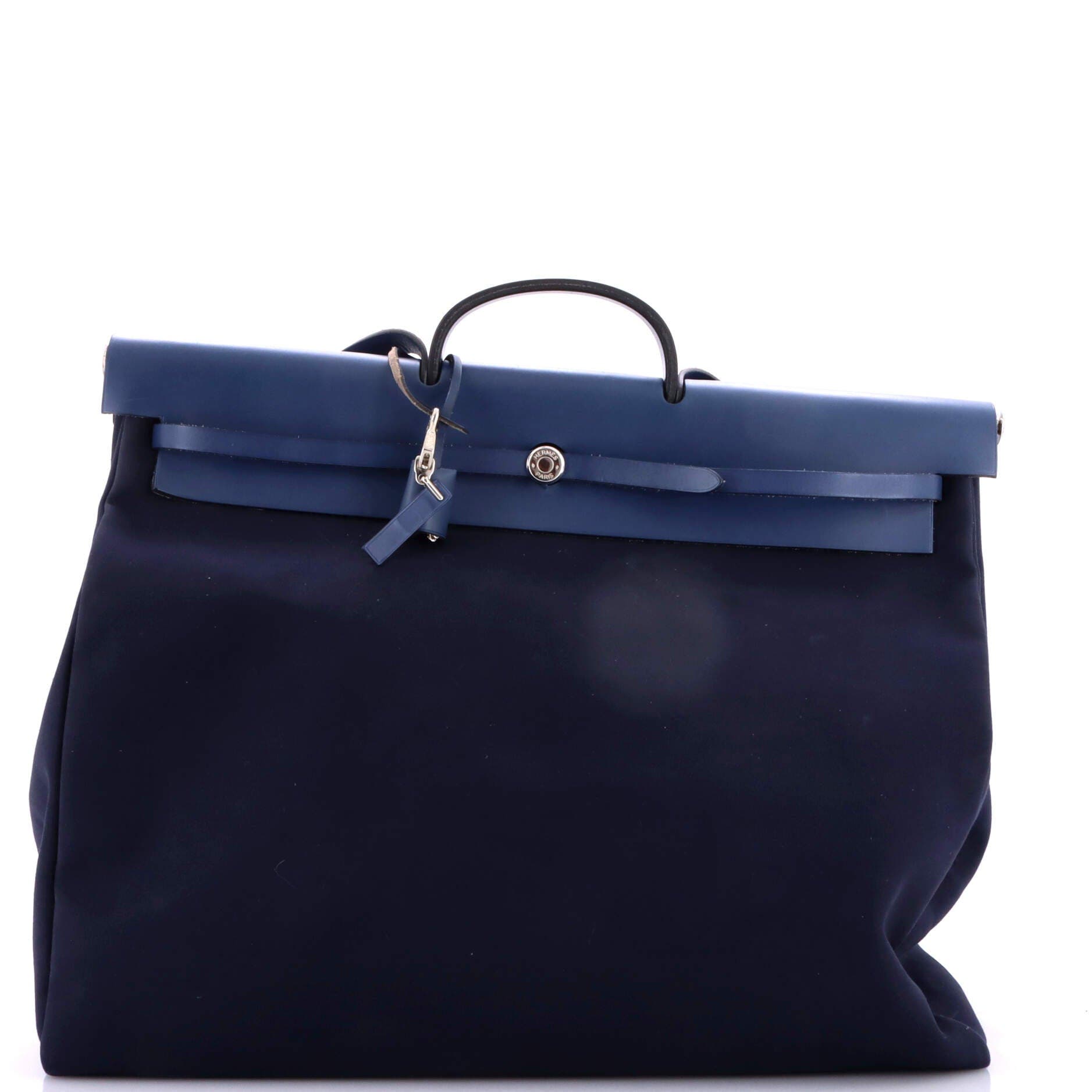 Herbag Cabine Toile and Leather, Main, color, Indigo