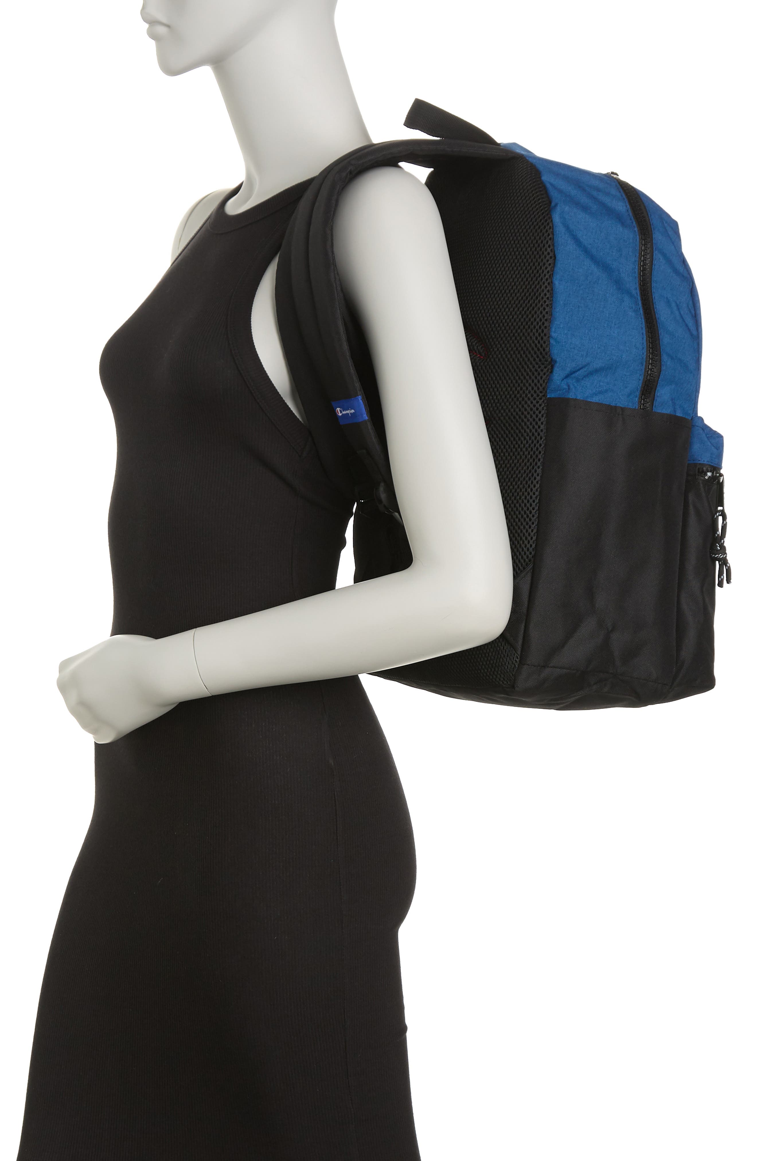 Forever Champ The Manuscript Backpack, Alternate, color, BLUE