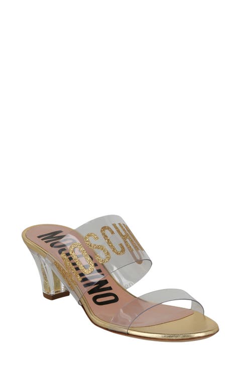 Logo Clear Strap Sandal (Women)