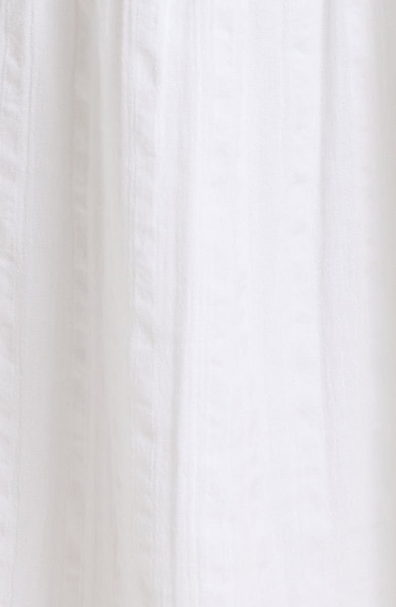 Faherty Dune Cotton Gauze Sleeveless Wrap Dress, Alternate, color, White