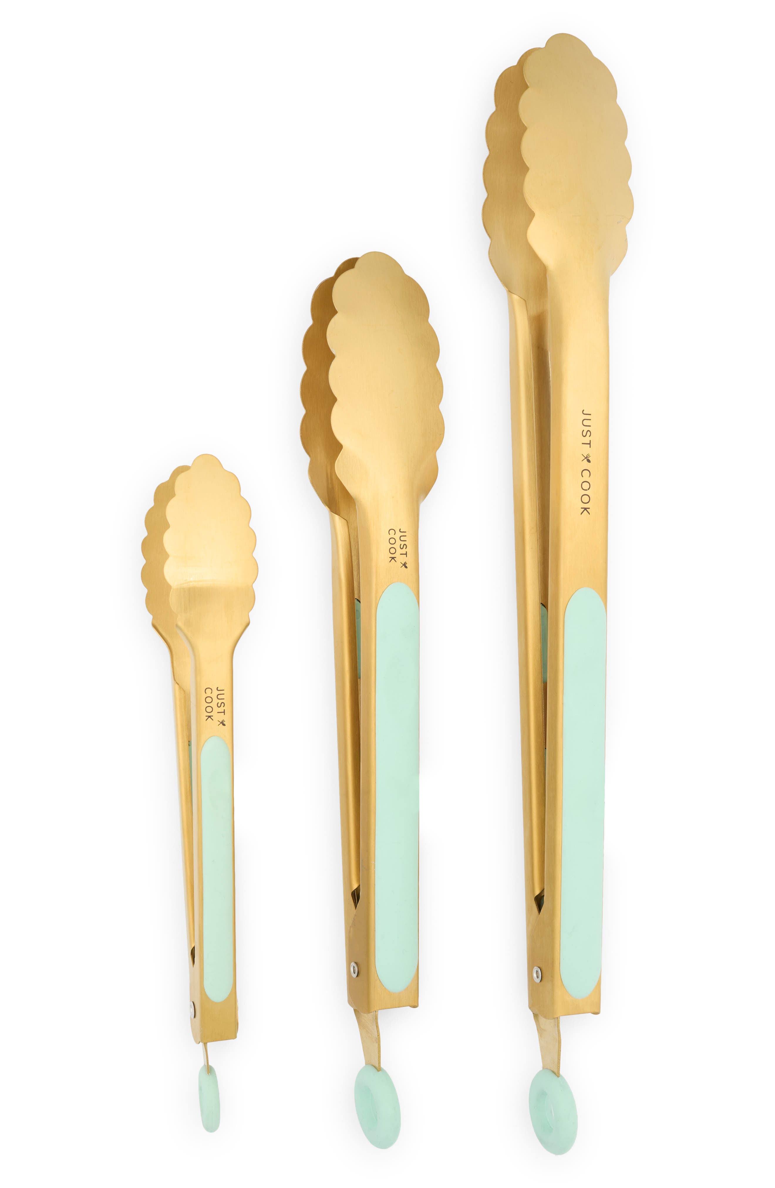 Just Cook 3-Piece Tongs Set