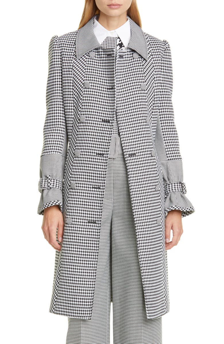 Tommy Hilfiger Tommy x Zendaya Houndstooth Trench Coat, Main, color,
