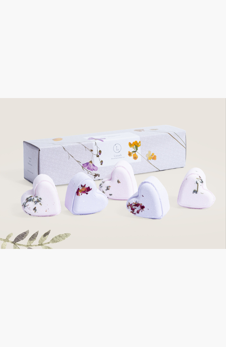 Lizush Set of 5 Heart Shaped Shower Steamers Gift Set, Alternate, color, NO COLOR