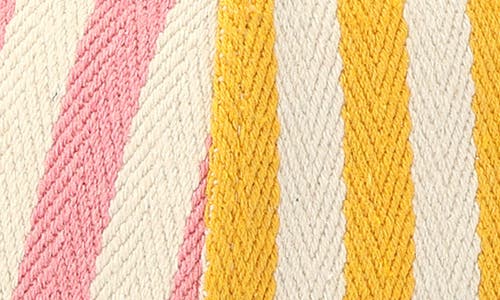 Kurt Geiger London Multicolor Stripe Baseball Hat In Rainbow